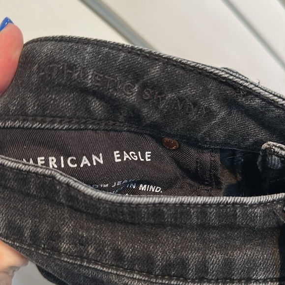 American Eagle Black Athletic Skinny Jeans 30x32 Men’s - Picture 5 of 6